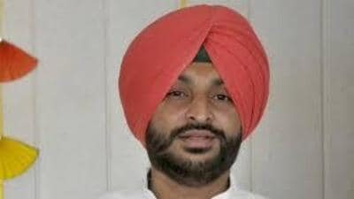 BJP candidate from Ludhiana and sitting MP Ravneet Singh Bittu .