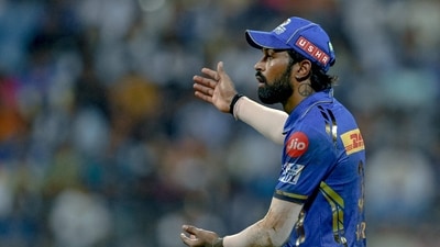 Mumbai Indians' captain Hardik Pandya gestures during an Indian Premier League (IPL) Twenty20 cricket match (AFP) Mumbai Indians' captain Hardik Pandya gestures during an Indian Premier League (IPL) Twenty20 cricket match (AFP)