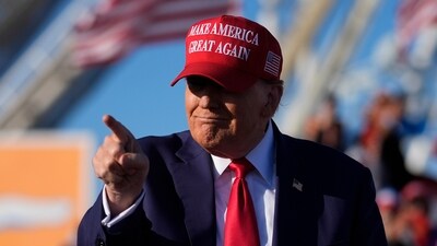 Republican presidential candidate, former President Donald Trump addressed a campaign rally in Wildwood, N.J., Saturday, May 11, 2024. (AP) Republican presidential candidate, former President Donald Trump addressed a campaign rally in Wildwood, N.J., Saturday, May 11, 2024. (AP)