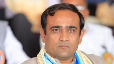 Nilesh Kumbhani, a suspended Congress leader. Nilesh Kumbhani, a suspended Congress leader.
