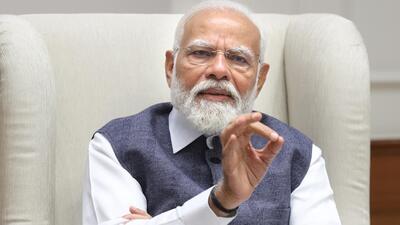 Prime Minister Narendra Modi said there is a general movement towards the BJP in the larger society (PMO Photo) Prime Minister Narendra Modi said there is a general movement towards the BJP in the larger society (PMO Photo)
