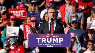 Will Donald Trump pick Doug Burgum as VP? (REUTERS/Evelyn Hockstein) (REUTERS)
