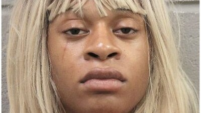 The driver, identified by authorities as 20-year-old Karon Fisher, then reverses the car and runs over Anderson, while several locals present at the spot try to aid him. (Houston Police Department/FB) The driver, identified by authorities as 20-year-old Karon Fisher, then reverses the car and runs over Anderson, while several locals present at the spot try to aid him. (Houston Police Department/FB)