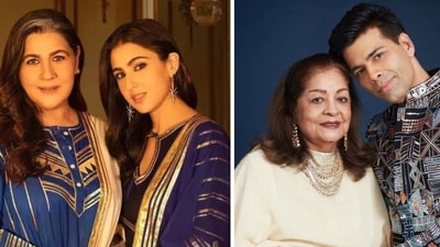 Sara Ali Khan and Karan Johar penned heartfelt posts for their mothers. Sara Ali Khan and Karan Johar penned heartfelt posts for their mothers.