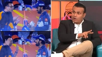 Virender Sehwag was not impressed with LSG owner Sanjiv Goenka's conduct with KL Rahul Virender Sehwag was not impressed with LSG owner Sanjiv Goenka's conduct with KL Rahul