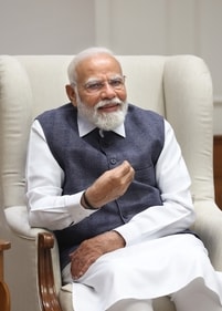Prime Minister Narendra Modi said his government has built a strong economy that will serve as the base for India’s next 25 years. (PMO Photo) Prime Minister Narendra Modi said his government has built a strong economy that will serve as the base for India’s next 25 years. (PMO Photo)