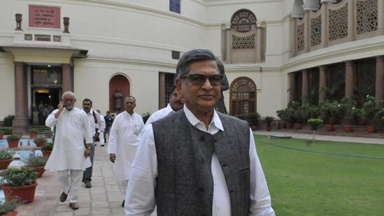 Former Karnataka CM SM Krishna continues to remain in ICU, condition stable (HT Photo)