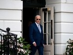 US President Joe Biden exits the White House before boarding Marine One in Washington, DC, US, on Thursday, May 9, 2024. Climate activists who successfully pushed President Joe Biden to halt new US liquefied natural gas exports are setting their sights on proposed crude oil shipping facilities, after the administration approved a massive petroleum terminal last month. Photographer: Bonnie Cash/UPI/Bloomberg US President Joe Biden exits the White House before boarding Marine One in Washington, DC, US, on Thursday, May 9, 2024. Climate activists who successfully pushed President Joe Biden to halt new US liquefied natural gas exports are setting their sights on proposed crude oil shipping facilities, after the administration approved a massive petroleum terminal last month. Photographer: Bonnie Cash/UPI/Bloomberg