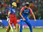 Delhi Capitals' Ishant Sharma (R) celebrates after taking the wicket of Royal Challengers Bengaluru's Virat Kohli Delhi Capitals' Ishant Sharma (R) celebrates after taking the wicket of Royal Challengers Bengaluru's Virat Kohli