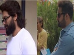 Actors Allu Arjun and NTR Jr at polling booth to cast their votes (Photo - ANI)