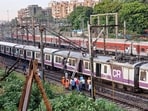 Mumbai weather: Mumbai's local train services on the Central Railway were affected after an overhead equipment pole between Thane and Mulund stations got bent due to strong winds. 