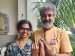 Telangana Lok Sabha elections 2024: SS Rajamouli with wife Rama during Monday's polling. Telangana Lok Sabha elections 2024: SS Rajamouli with wife Rama during Monday's polling.