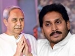 Odisha chief minister Naveen Patnaik and YSRCP president and chief minister YS Jagan Mohan Reddy