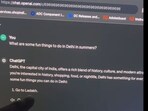 ChatGPT suggested that the man go to Ladakh after he asked the AI bot about some fun things that he could do in Delhi during the summer. ChatGPT suggested that the man go to Ladakh after he asked the AI bot about some fun things that he could do in Delhi during the summer.