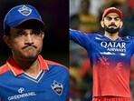 Sourav Ganguly met Virat Kohli after RCB vs DC match Sourav Ganguly met Virat Kohli after RCB vs DC match