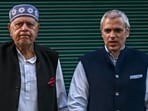 Jammu and Kashmir National Conference President Farooq Abdullah (L) along with his son and former Jammu and Kashmir chief minister Omar Abdullah Jammu and Kashmir National Conference President Farooq Abdullah (L) along with his son and former Jammu and Kashmir chief minister Omar Abdullah