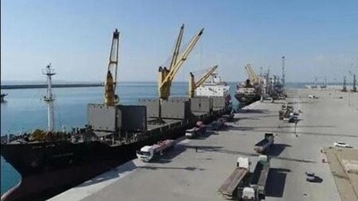 Ports and shipping minister Sarbananda Sonowal left for Iran on Monday for the signing of a crucial long-term agreement for India’s operations at the strategic Chabahar port, people familiar with the matter said. (File photo) Ports and shipping minister Sarbananda Sonowal left for Iran on Monday for the signing of a crucial long-term agreement for India’s operations at the strategic Chabahar port, people familiar with the matter said. (File photo)