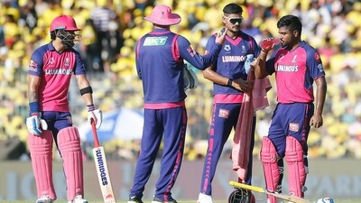 Rajasthan Royals' skipper Sanju Samson takes a drinks break (ANI ) Rajasthan Royals' skipper Sanju Samson takes a drinks break (ANI )
