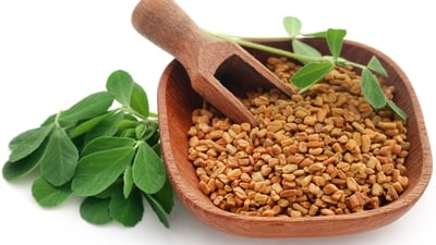 Methi seeds water: One of the most wonderful superfoods you can have for fat loss is methi seeds water. Soak 1 tsp of soaked fenugreek seeds in a glass of water overnight and have it in the morning.&nbsp; (Shutterstock)