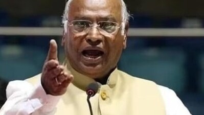 Congress party president Mallikarjun Kharge Congress party president Mallikarjun Kharge