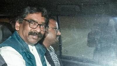 Former Jharkhand chief minister Hemant Soren. (File) Former Jharkhand chief minister Hemant Soren. (File)