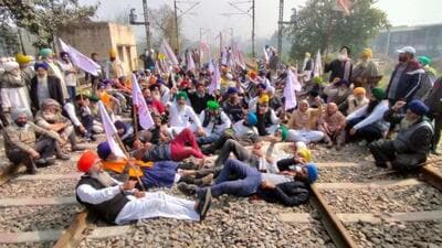 Low occupancy trains have been cancelled to clear way for diverted long-route trains with higher occupancy amid the rail blockade on the Ambala-Sahnewal section near Shambhu border. (HT file)