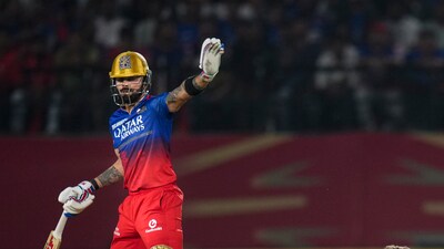 Royal Challengers Bengaluru's Virat Kohli during an Indian Premier League (IPL) 2024 T20 cricket match between Punjab Kings and Royal Challengers Bengaluru (PTI) Royal Challengers Bengaluru's Virat Kohli during an Indian Premier League (IPL) 2024 T20 cricket match between Punjab Kings and Royal Challengers Bengaluru (PTI)