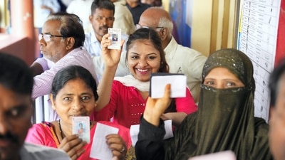 Polling is being held in all 17 Lok Sabha seats in Telangana, all 25 seats in Andhra Pradesh, 13 in Uttar Pradesh, five in Bihar, four in Jharkhand, eight in Madhya Pradesh, 11 in Maharashtra, four in Odisha, eight in West Bengal and one in Jammu and Kashmir. (PTI) Polling is being held in all 17 Lok Sabha seats in Telangana, all 25 seats in Andhra Pradesh, 13 in Uttar Pradesh, five in Bihar, four in Jharkhand, eight in Madhya Pradesh, 11 in Maharashtra, four in Odisha, eight in West Bengal and one in Jammu and Kashmir. (PTI)