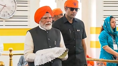 Speaking on a day when the fourth phase of Lok Sabha elections were underway, PM Narendra Modi urged the people to turn out in large numbers and vote for the NDA to enable formation of a strong government. (PTI) Speaking on a day when the fourth phase of Lok Sabha elections were underway, PM Narendra Modi urged the people to turn out in large numbers and vote for the NDA to enable formation of a strong government. (PTI)