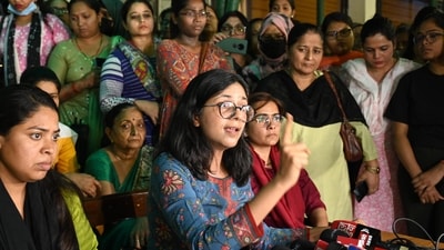 Former Delhi Commission for Women (DCW) chairperson Swati Maliwal. (Hindustan Times file photo) Former Delhi Commission for Women (DCW) chairperson Swati Maliwal. (Hindustan Times file photo)