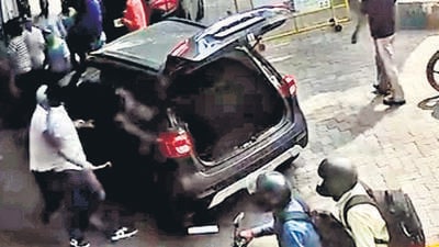 The Noida police on Monday also arrested an aide of Anas -- Iqrar Ahmed (50), who had allegedly accompanied the suspects at the petrol pump. (HT Photo) The Noida police on Monday also arrested an aide of Anas -- Iqrar Ahmed (50), who had allegedly accompanied the suspects at the petrol pump. (HT Photo)