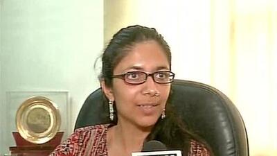 The people said Swati Maliwal, who was out of the country for weeks and was largely absent during the chief minister’s internment in the excise police case, was at the residence to meet Kejriwal but his personal assistant Bibhav Kumar prevented her from doing so. (HT Archive) The people said Swati Maliwal, who was out of the country for weeks and was largely absent during the chief minister’s internment in the excise police case, was at the residence to meet Kejriwal but his personal assistant Bibhav Kumar prevented her from doing so. (HT Archive)
