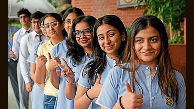 The results were also marginally worse than last year’s performance — in 2023, the pass percentage for class 12 was 80.36%, and for class 10 was 92.50%. (Sunil Ghosh/HT Photo) The results were also marginally worse than last year’s performance — in 2023, the pass percentage for class 12 was 80.36%, and for class 10 was 92.50%. (Sunil Ghosh/HT Photo)