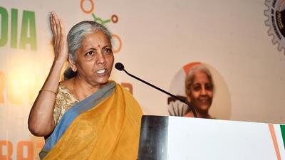 Union home minister Nirmala Sitharaman. (ANI) Union home minister Nirmala Sitharaman. (ANI)