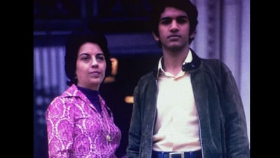 Anand Mahindra shared this throwback picture with his mother. Anand Mahindra shared this throwback picture with his mother.
