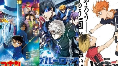 Detective Conan: The Million-dollar Pentagram, Blue Lock The Movie: Episode Nagi and Haikyuu The Movie: Battle at the Garbage Dump hold on to their Top 10 rankings on the weekend Japanese box office chart (May 10-12).