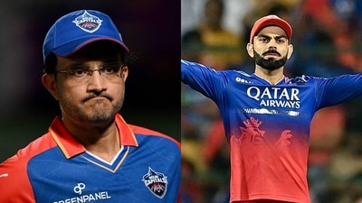 Sourav Ganguly met Virat Kohli after RCB vs DC match