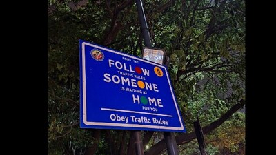 Snapshot of the signboard in Bengaluru. Snapshot of the signboard in Bengaluru.