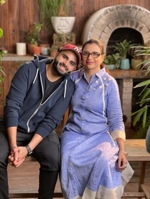 Sanjyot Keer and his mum Sanjyot Keer and his mum