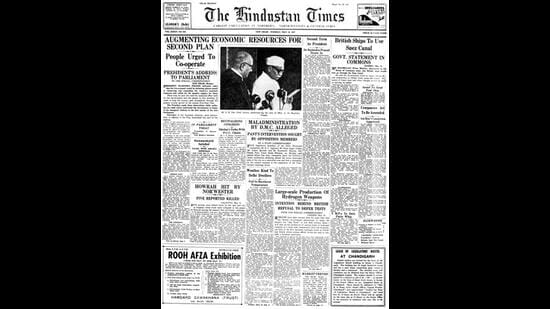 HT This Day: May 14, 1957 -- Second term as President Dr Rajendra Prasad sworn in (HT)