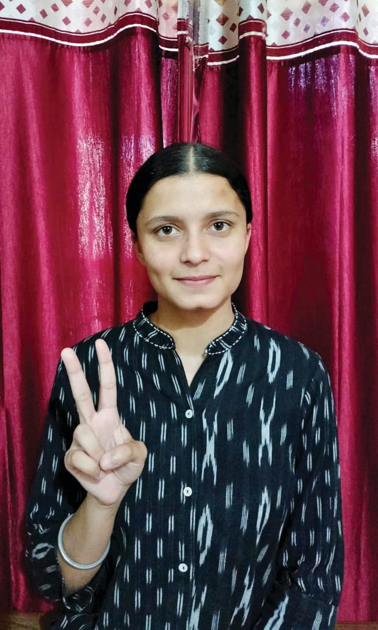 Baljot Kaur topped the medical stream in the tricity. (HT Photo) Baljot Kaur topped the medical stream in the tricity. (HT Photo)