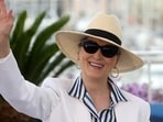 Meryl Streep, who will be awarded with an Honorary Palme d'Or, poses during a photocall before the opening ceremony of the 77th Cannes Film Festival in Cannes, France, May 14, 2024. REUTERS/Yara Nardi