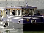 The boats were commissioned by Union Defence Secretary Giridhar Aramane. HT Photo