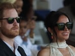 Britain's Prince Harry (L), Duke of Sussex, and Britain's Meghan (R), Duchess of Sussex, attend a charity polo game at the Ikoyi Polo Club in Lagos on May 12, 2024 as they visit Nigeria as part of celebrations of Invictus Games anniversary. (Photo by Kola Sulaimon / AFP) Britain's Prince Harry (L), Duke of Sussex, and Britain's Meghan (R), Duchess of Sussex, attend a charity polo game at the Ikoyi Polo Club in Lagos on May 12, 2024 as they visit Nigeria as part of celebrations of Invictus Games anniversary. (Photo by Kola Sulaimon / AFP)