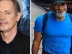 The deranged man (R) who sucker-punched Steve Buscemi (L) was seen talking to himself moments before the attack (Photo by Evan Agostini/Invision/AP, File, DCPI)