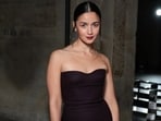Alia Bhatt attends the Gucci Cruise 2025 show in London. 