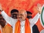 Union Home Minister Amit Shah during a public meeting for Lok Sabha elections, in North 24 Parganas, Tuesday, May 14, 2024. Union Home Minister Amit Shah during a public meeting for Lok Sabha elections, in North 24 Parganas, Tuesday, May 14, 2024.