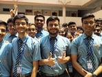 Students of Apeejay School Nerul, celebrate CBSE 12th exam result at Nerul in Navi Mumbai, India, on Monday, May 13th, 2024 Students of Apeejay School Nerul, celebrate CBSE 12th exam result at Nerul in Navi Mumbai, India, on Monday, May 13th, 2024 