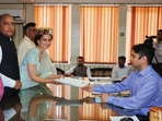 Kangana Ranaut filed her nomination from Mandi.
