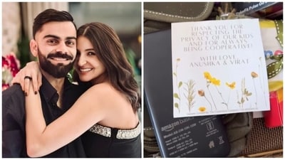 Anushka Sharma and Virat Kohli showered paparazzi with gifts and a thank you note. (Pic: Viral Bhayani) Anushka Sharma and Virat Kohli showered paparazzi with gifts and a thank you note. (Pic: Viral Bhayani)